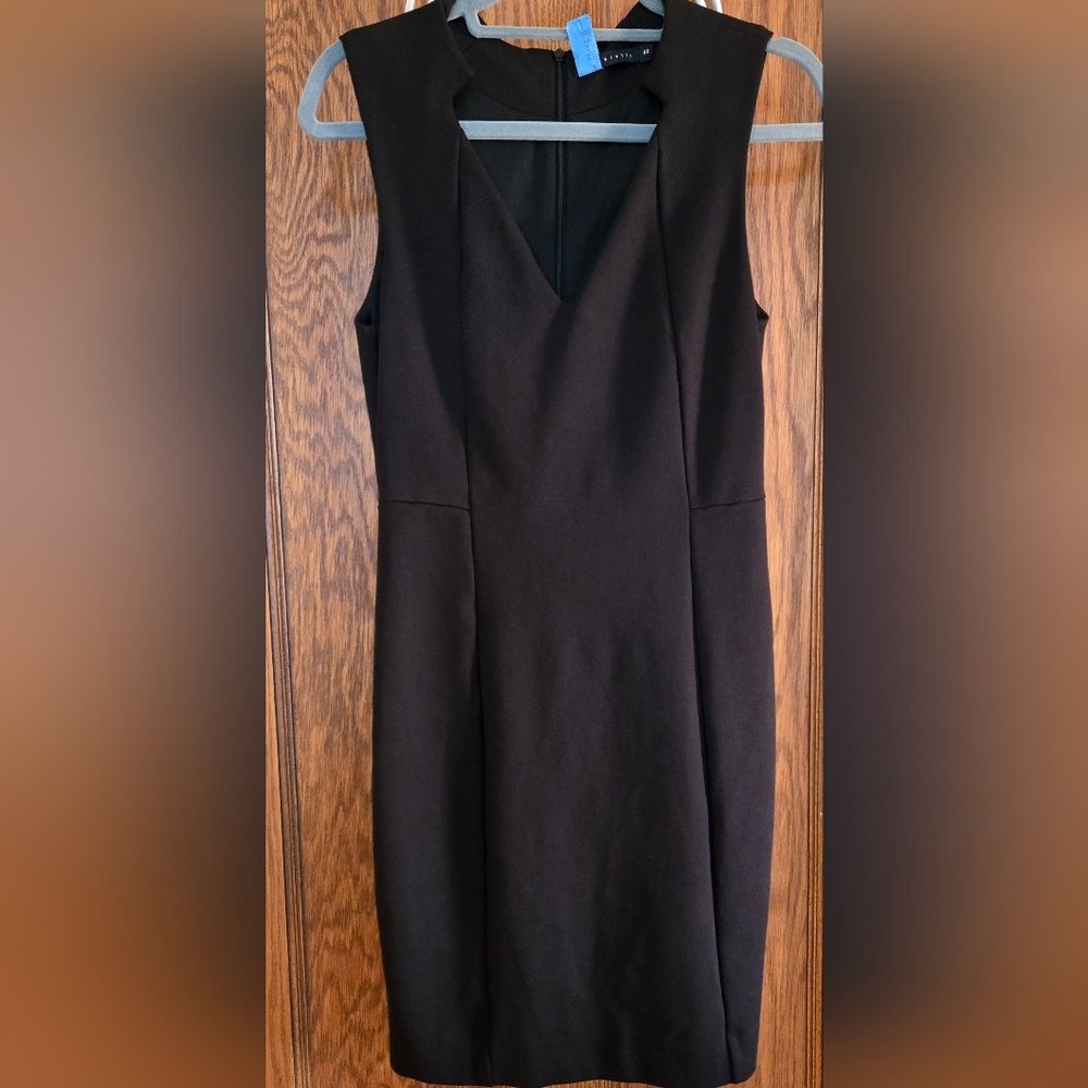 Chic Black Sleeveless Mini Dress